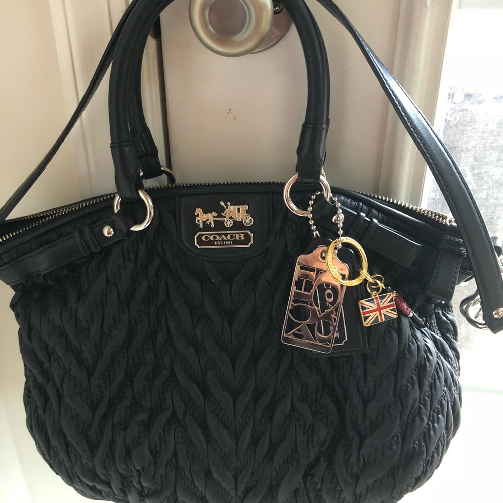 Coach black handbag